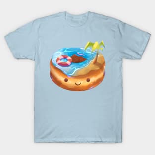 Happy Beach Donut T-Shirt